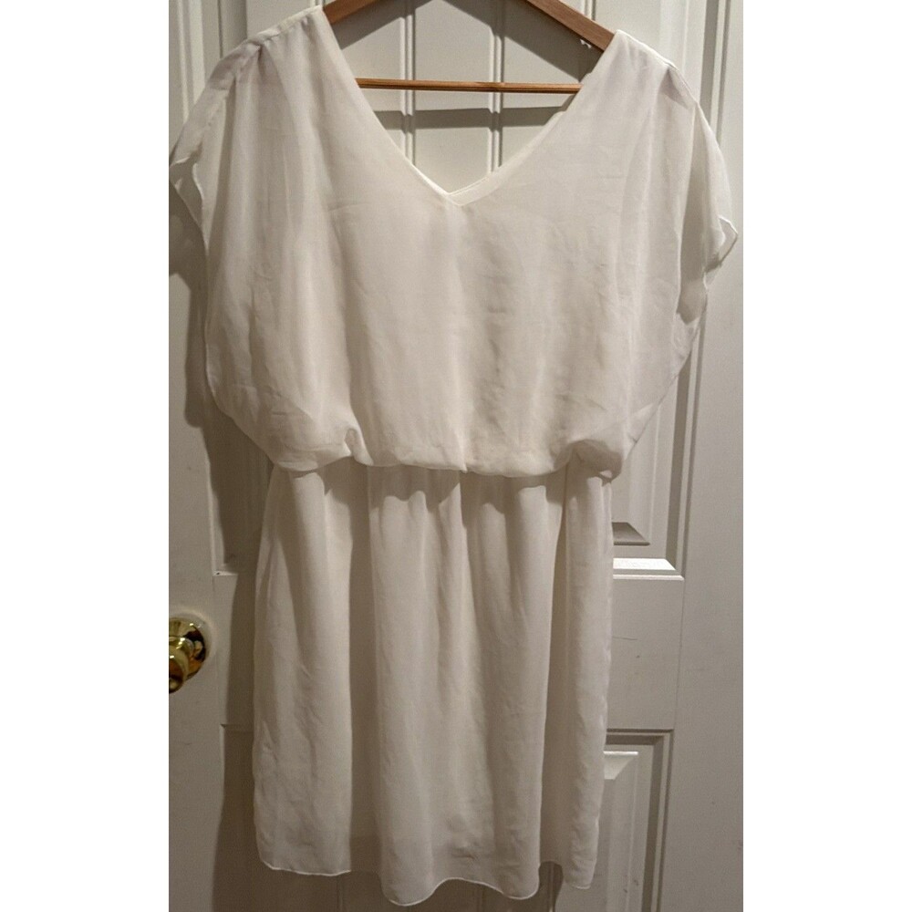 Sweet Storm Women’s Dress Size L Lined Lightweight Chiffon Resort Beach Cover Up